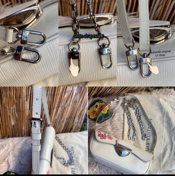 Louis vuitton epi multi pochette in white - Picture 6 of 10